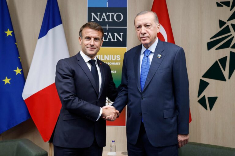 Erdoğan talks with Sunak and Macron at NATO summit