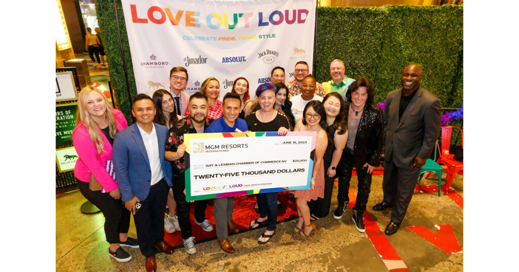 MGM RESORTS DONATE $25,000 TO SUPPORT LGBTQ+ ENTREPRENEURSHIP