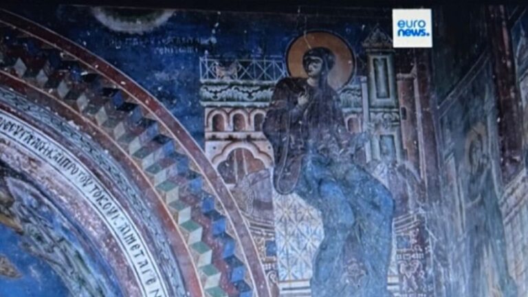 Greece and North Macedonia sign agreement to save rare 12th-century Byzantine frescoes