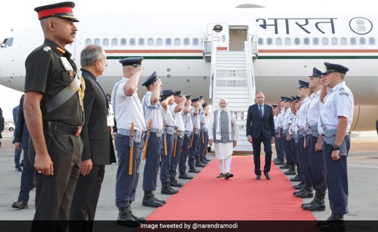 Prime Minister Narendra Modi arrives in Greece for first PM visit in 40 years