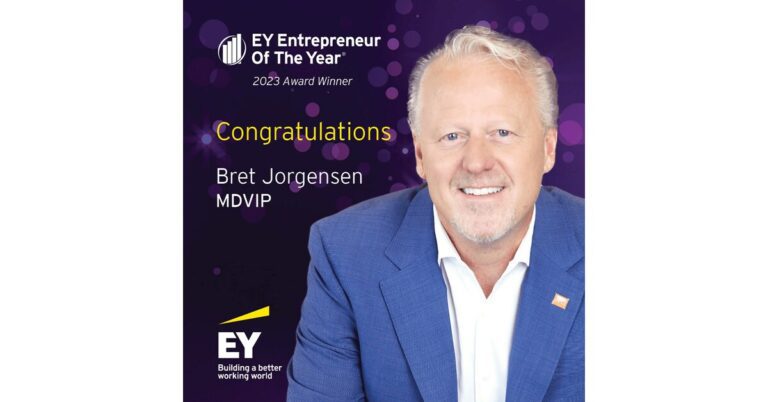 Bret Jorgensen, Chairman and CEO of MDVIP, Wins EY Entrepreneur Of The Year® 2023 Florida Award