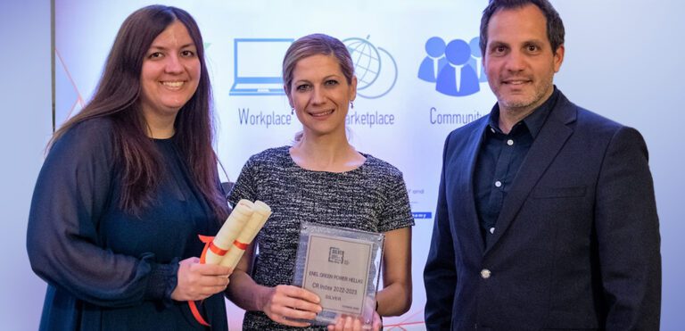 An award for sustainability and corporate responsibility in Greece