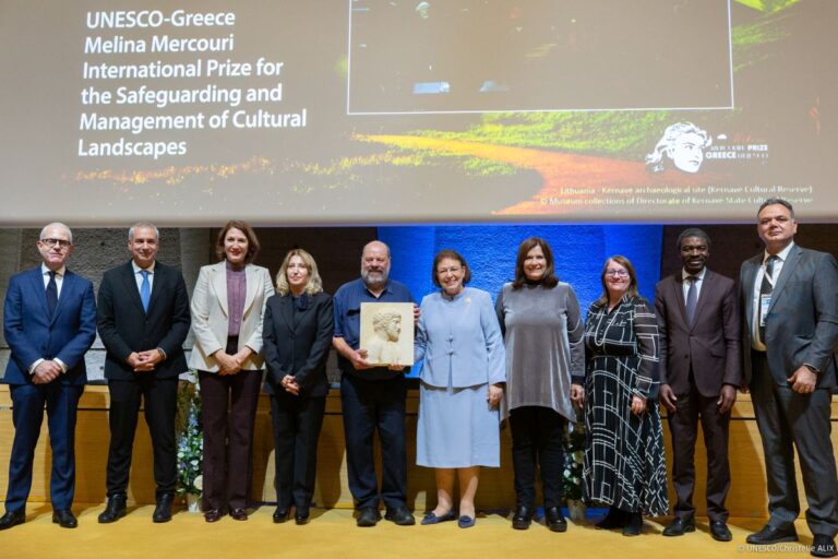 The UNESCO-Greece Melina Mercouri Heritage Prize is awarded to the Australian community of Gunditjmara