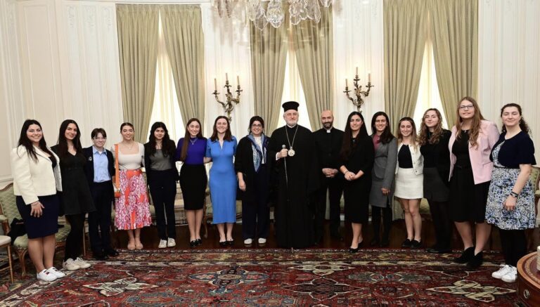 The Archbishop of America received the national delegates of the Greek Orthodox Archdiocese to the UN