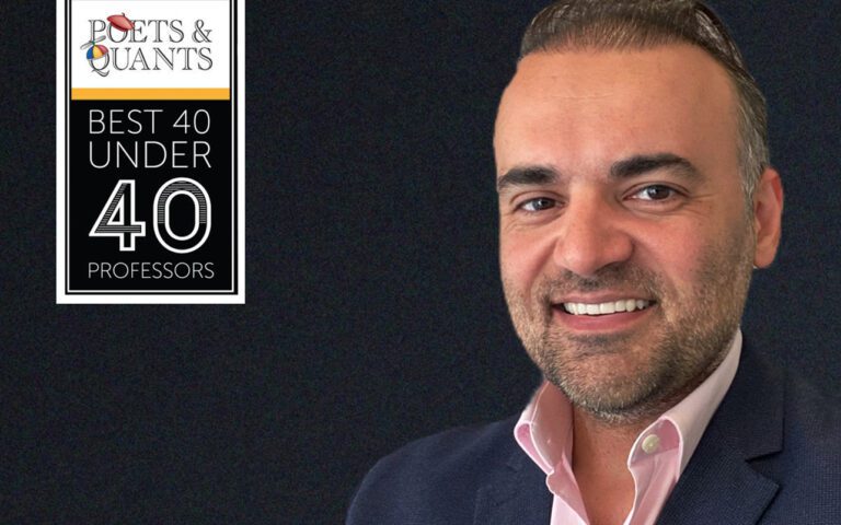 Best 40 Under 40 MBA Professors 2022: Georgios Batsakis, Alba Graduate Business School, The American College of Greece