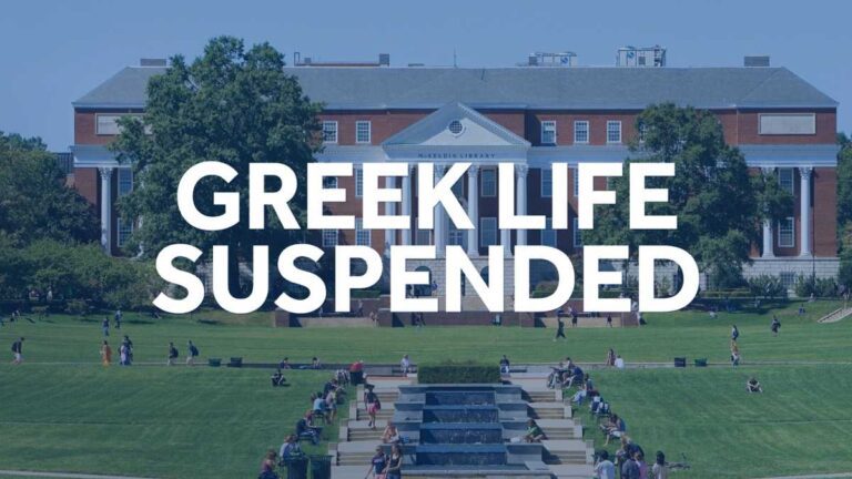 UMd. orders fraternities and sororities to cease operations indefinitely