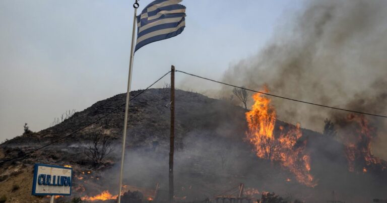 Authorities rush to carry out biggest fire evacuations in Greek history: ‘We are at war’